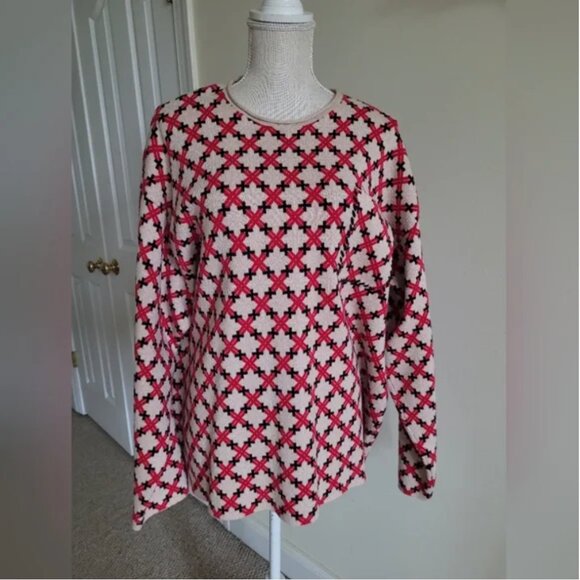 Free People Saemdi Abstract Oversized Sweater size XL - Picture 2 of 7